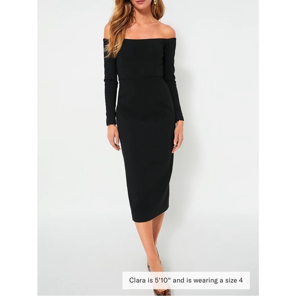 Tuckernuck Dresses & Skirts - TUCKERNUCK Black Off the Shoulder Alva Dress